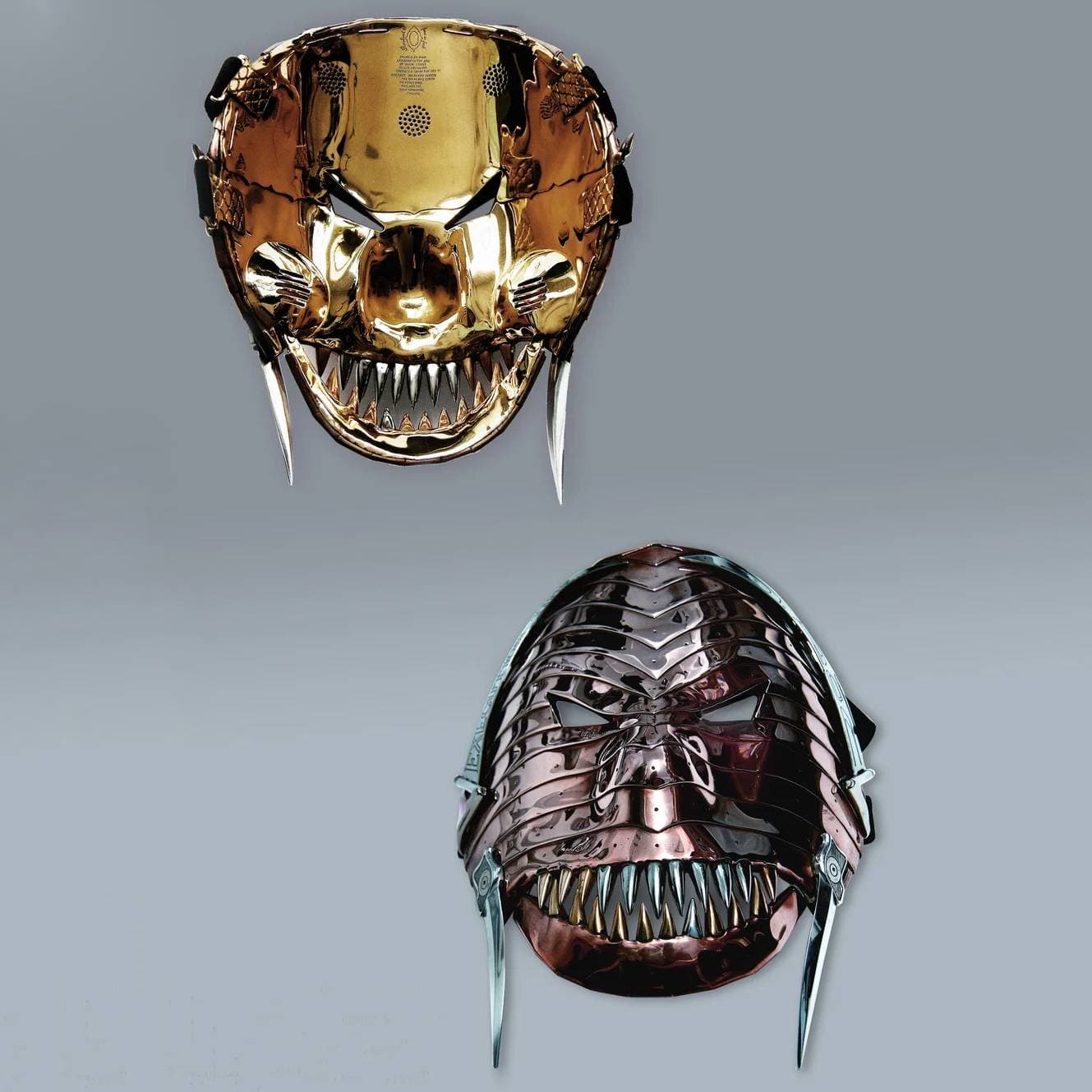 Copper and Gold Masks