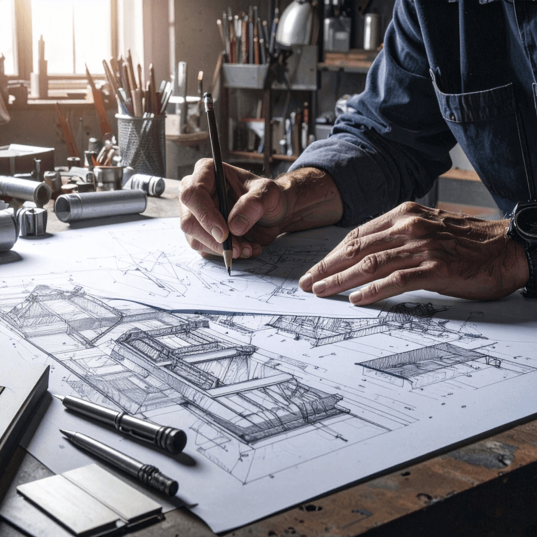 Initial Sketches and Site Survey Data